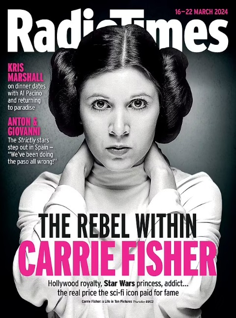 RADIOTIMES magazine side cover 16 March 2024